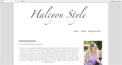 Desktop Screenshot of halcyonstyleblog.com